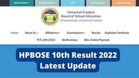 hpbose 10th result 2022 term 2